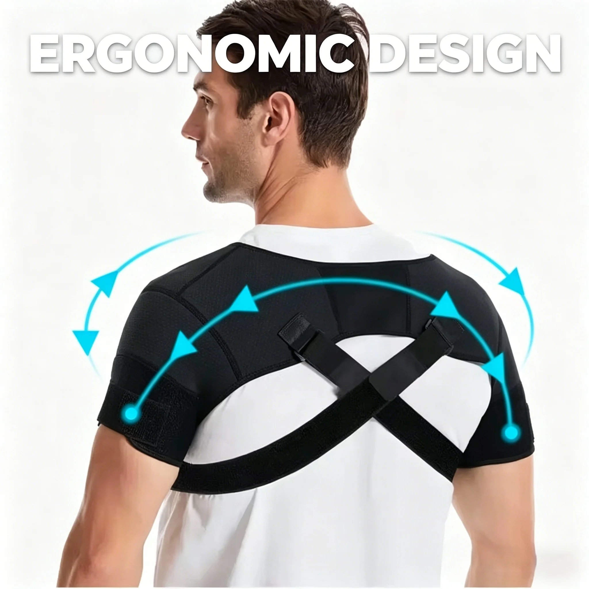 Posture Corrector Back - Adjustable X-Type Back Brace for Men